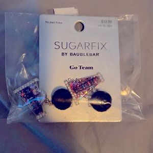 BaubleBar earrings. Megaphone/cheerleader theme. NWT